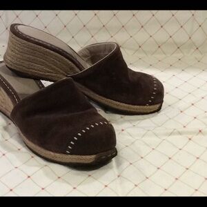 Women’s UGG Brown Suede Mules